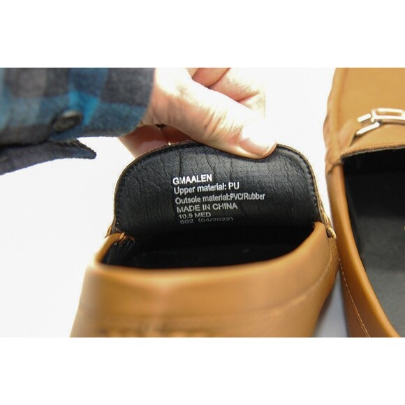 GUESS Men's GMAalen Brown Driving Style Loafer Size 10.5 Slip On Dress Shoe - Picture 7 of 9